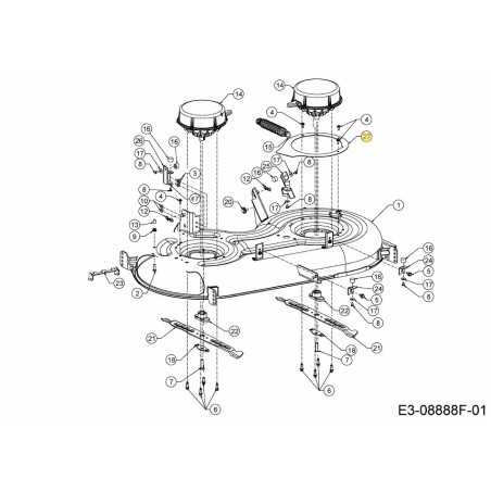 SUPPORT DE CAMES 783-10808637 ORIGINAL MTD | NewgardenParts.com