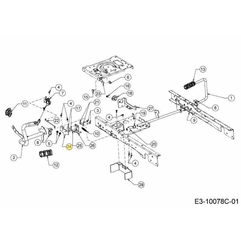 CHASIS TRASERO MTG. 783-09061 ORIGINAL MTD