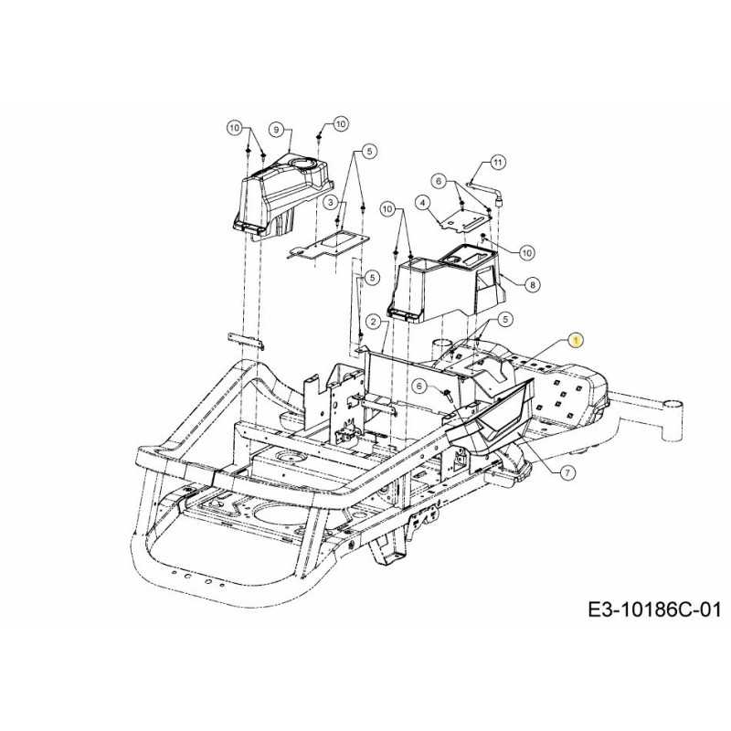 SUPPORT RH 703-13223-CY ORIGINAL MTD