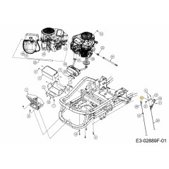 BRACKET THROTTLE CONTROL 703-21204A ORIGINAL MTD | NewgardenParts.com