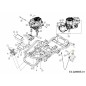 STAFFA DI CONTROLLO DELL'ACCELERATORE 703-21205 ORIGINALE MTD