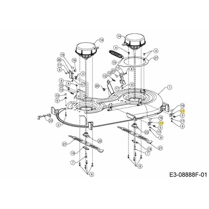 TOPE DE SOPORTE SUPERIOR 783-09774637 ORIGINAL MTD