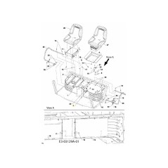 CUB GIALLO PER MONTAGGIO PARATIA 707-04984 ORIGINALE MTD | NewgardenParts.com