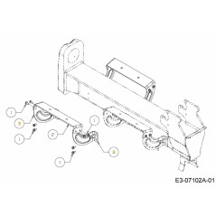 SOPORTE-BANDEJA PARA LEÑA 781-04293637 ORIGINAL MTD | NewgardenParts.com