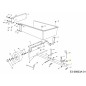 Halterung, Anhängerkupplung AF-23687 Original MTD