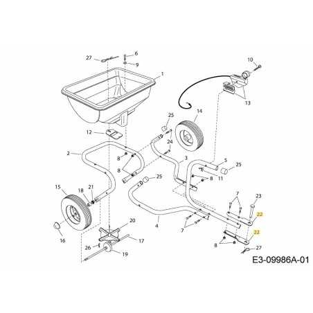 KABELHALTERUNG AF-24446 ORIGINAL MTD | NewgardenParts.com
