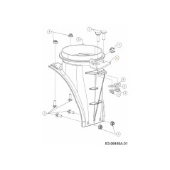 STAFFA MANOVELLA DEL PARCO 784-5647 ORIGINALE MTD | NewgardenParts.com