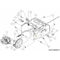 Halterung: Verstellbares Kabel, pulverschwarz, 790-00224, Original MTD