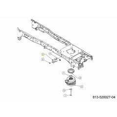SUPPORT : EMBRAYAGE 783-09478637 ORIGINAL MTD | NewgardenParts.com