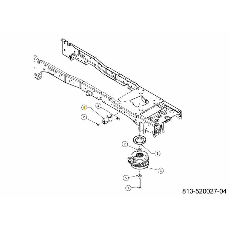 BRACKET:CLUTCH 783-09478637 ORIGINAL MTD