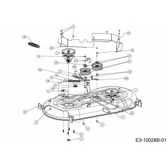 STAFFA COPERTURA INFERIORE DX 46 783-09746637 ORIGINALE MTD | NewgardenParts.com