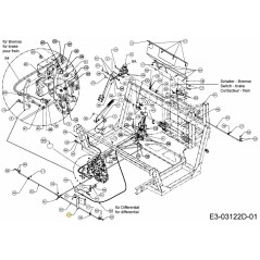 DIFFERENZA STAFFA RR 707-04693A-S ORIGINALE MTD | NewgardenParts.com