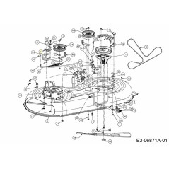 Ensemble de frein : plateau : 42/46 683-04511 d'origine MTD | NewgardenParts.com
