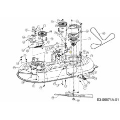 ENSEMBLE DE FREIN : PLATEFORME : 46" 683-04525 ORIGINAL MTD | NewgardenParts.com
