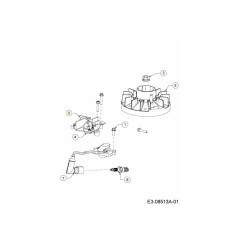 GRUPPO FRENO 751-14402 ORIGINALE MTD | NewgardenParts.com