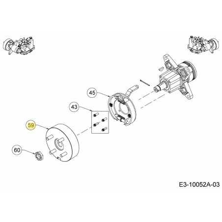 BREMSTROMMEL - 4-LOCH PH-490218 ORIGINAL MTD | NewgardenParts.com