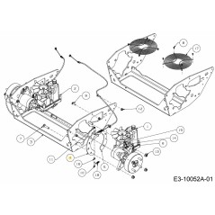 BRAKE SPRING MOUNT 703-09657A-S ORIGINAL MTD | NewgardenParts.com