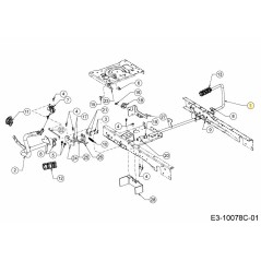 FRENO A PEDALE 647-05131637 ORIGINALE MTD | NewgardenParts.com