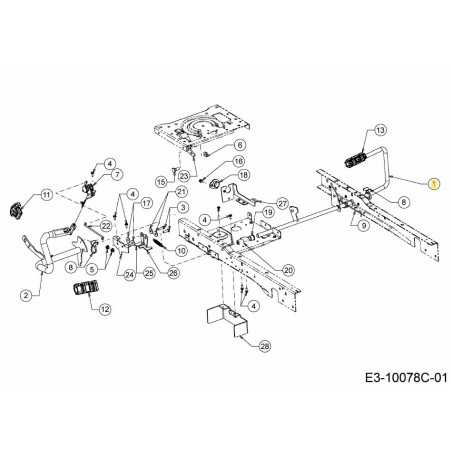 PÉDALE DE FREIN 647-05131637 ORIGINAL MTD | NewgardenParts.com