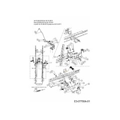 PEDAL DE FRENO 719-04647A ORIGINAL MTD
