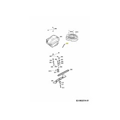 CABLE DE FRENO DE MOTOR THORX 4017058 ORIGINAL MTD