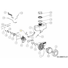 TUBE DE RESPIRATION 735-05054 ORIGINAL MTD | NewgardenParts.com