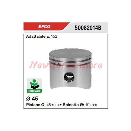 Pistone segmenti spinotto EFCO motosega 152 50082014B | NewgardenParts.com