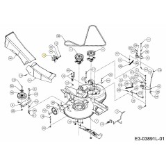BRKT ASM DECK HNGR ADJ 683-04396637 ORIGINALE MTD