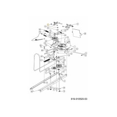 BRKT ASM HNGR RIGHT RD 684-05238 ORIGINALE MTD