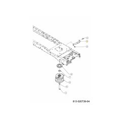 BRKT CLU 783-09163637 ORIGINALE MTD | NewgardenParts.com