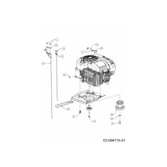 SOPORTE:CONT:ACELERACIÓN 783-08843A ORIGINAL MTD | NewgardenParts.com