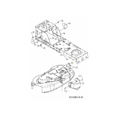 BRKT:CVR:38"DECK 783-05295637 ORIGINAL MTD | NewgardenParts.com