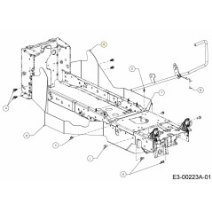 BRKT CVR TOP LH 42 783-09711A-S ORIGINALE MTD | NewgardenParts.com