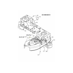 BRKT:DECK:42" HOLD DOWN 783-05314A-S ORIGINAL MTD | NewgardenParts.com