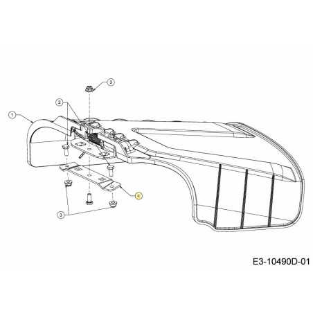 BRKT:DECK:CHUTE:RETRO 783-09501637 ORIGINAL MTD | NewgardenParts.com