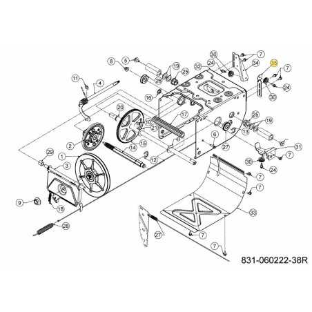 BRKT:GDE:CBL:CLU:AUGER 790-03998 ORIGINAL MTD | NewgardenParts.com