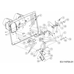 BRKT GRSBG LATCH LH DA ZINCARE 783-09479A-Z ORIGINALE MTD | NewgardenParts.com