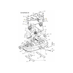 BRKT KEEPR BELT ZINCATO 783-05497-Z ORIGINALE MTD | NewgardenParts.com