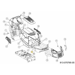 BRKT:UNTERER GRILL 783-06610637 ORIGINAL MTD | NewgardenParts.com