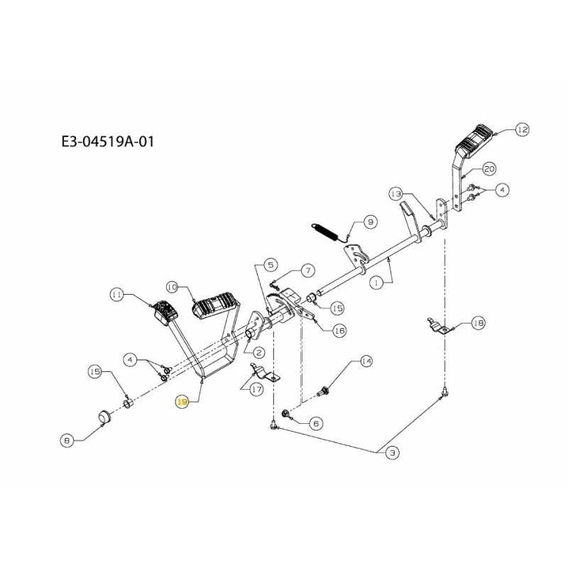 BRKT:PED:DRIVE HYDRO 783-06059 ORIGINAL MTD