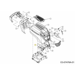 BRKT:PIVOT:HOOD 783-04606C-S ORIGINAL MTD | NewgardenParts.com