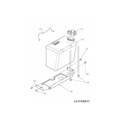 BRKT:SUPT:RÉSERVOIR DE CARBURANT 783-07083A-S ORIGINAL MTD | NewgardenParts.com