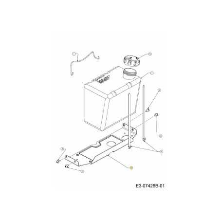 BRKT:SUPT:RÉSERVOIR DE CARBURANT 783-07083A-S ORIGINAL MTD | NewgardenParts.com