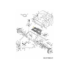 ALBERO DELLA SPAZZOLA AF-24085 ORIGINALE MTD | NewgardenParts.com