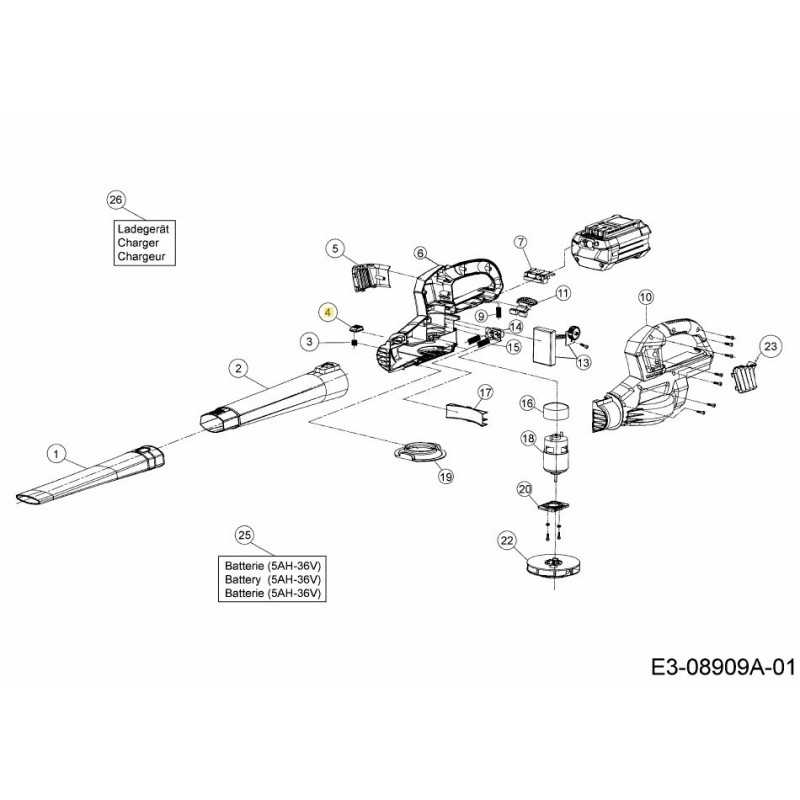 Manopola 731-10899 ORIGINALE MTD