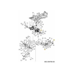 Bypass-Stange 747-11655 Original MTD
