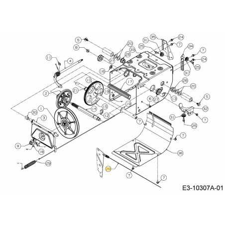CABLE:CLUTCH:AUGER: 47.40 LG 746-04230B ORIGINAL MTD | NewgardenParts.com