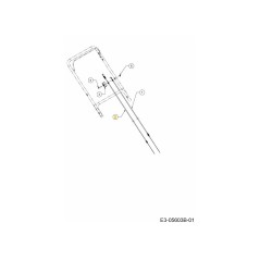 CABLE DRIVE MYS 746-06192 ORIGINAL MTD