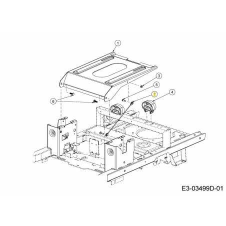 BASE DEL SEDILE CON SUPPORTO CAVO 746-06231 ORIGINALE MTD | NewgardenParts.com