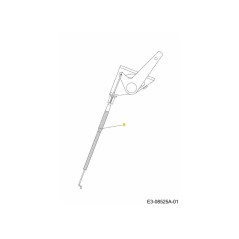 Cable Throttle/Choke 746-04617 ORIGINAL MTD | NewgardenParts.com